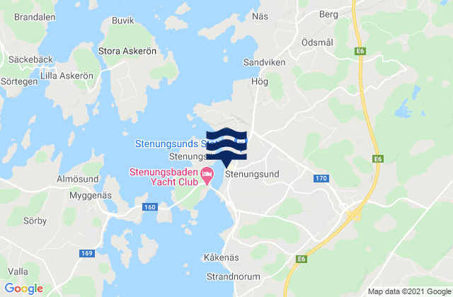 Stenungsund, Sweden潮水