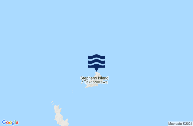Stephens Island (Takapourewa), New Zealand潮水