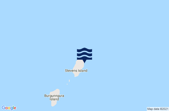 Stevens Island, Australia潮水