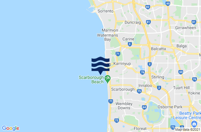 Stirling, Australia潮水