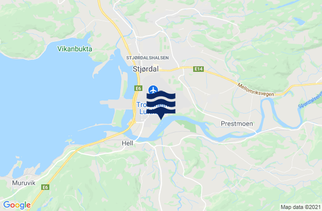 Stjørdalshalsen, Norway潮水