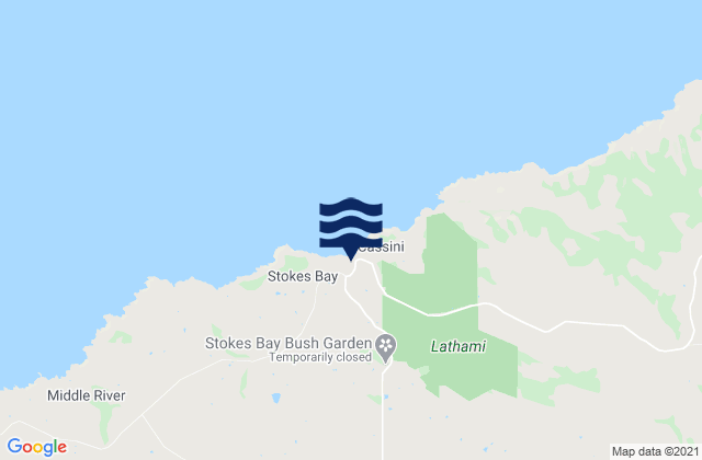 Stokes Bay, Australia潮水