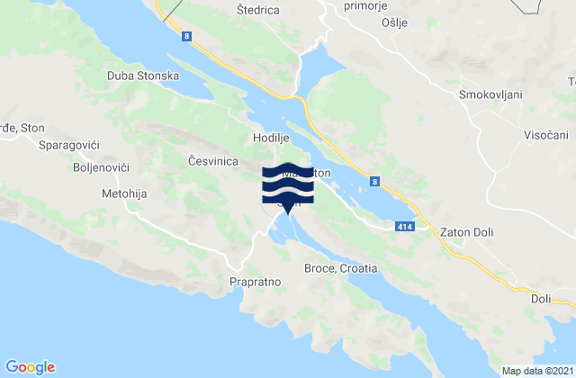 Ston, Croatia潮水