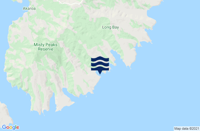 Stony Bay, New Zealand潮水