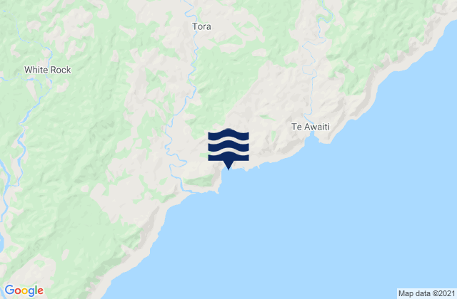 Stony Bay, New Zealand潮水