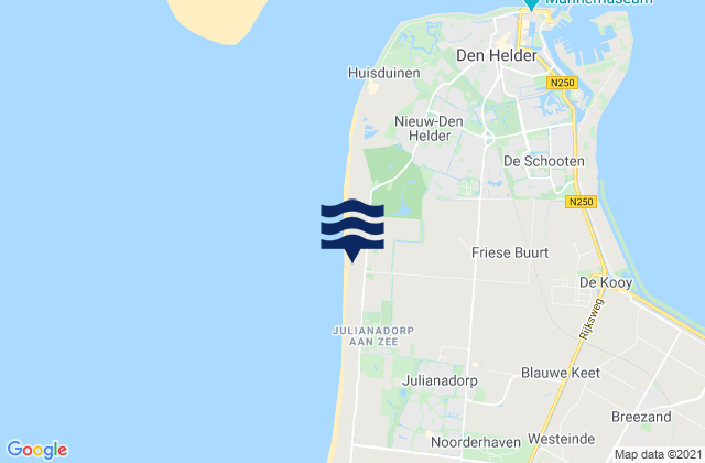 Strandslag Falga, Netherlands潮水