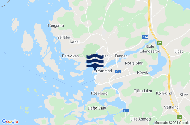 Strömstad, Sweden潮水