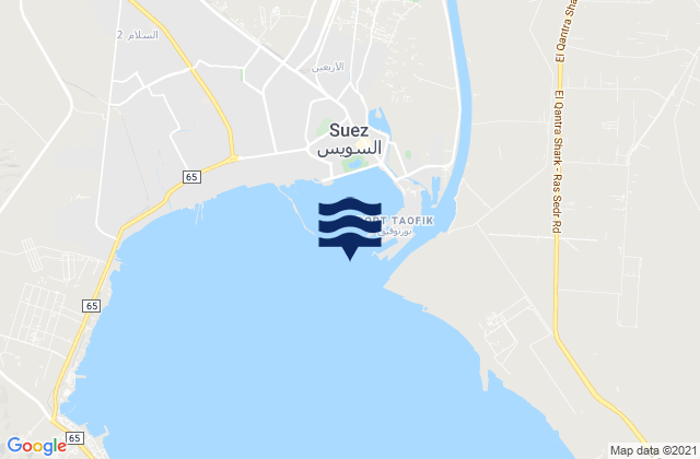 Suez, Egypt潮水