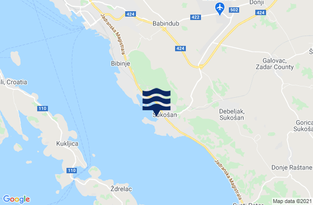 Sukošan, Croatia潮水