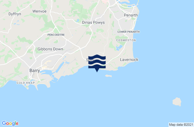 Sully Bay, United Kingdom潮水