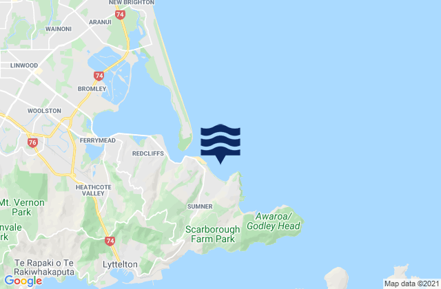 Sumner, New Zealand潮水