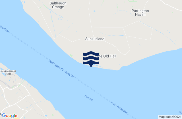 Sunk Island, United Kingdom潮水