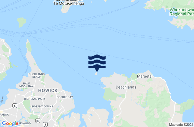 Sunkist Bay, New Zealand潮水