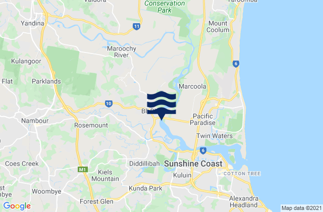 Sunshine Coast, Australia潮水