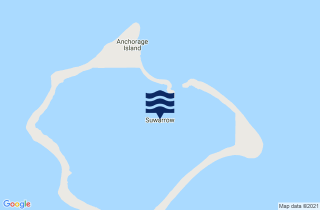 Suvarov Island, American Samoa潮水