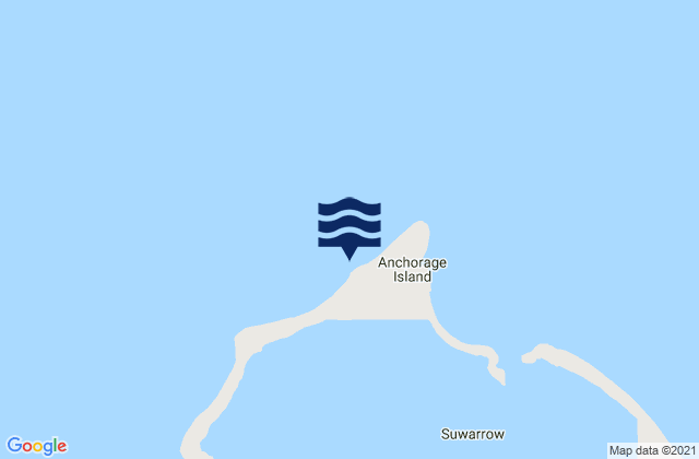 Suwarrow (Suvarov) Island, American Samoa潮水