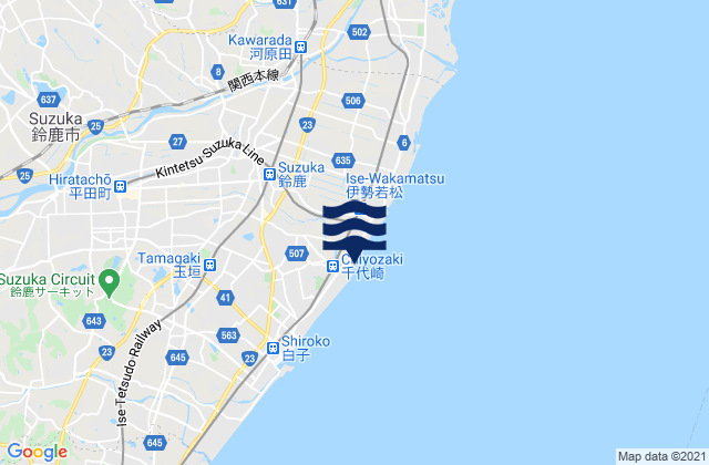 Suzuka-shi, Japan潮水