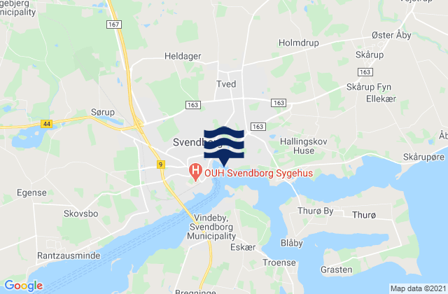 Svendborg Kommune, Denmark潮水