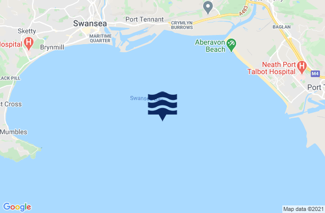 Swansea Bay, United Kingdom潮水