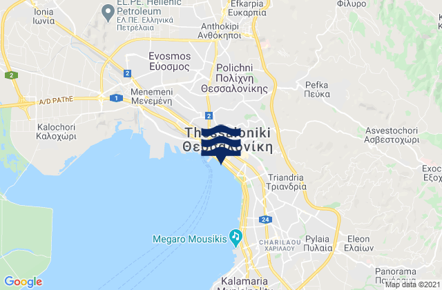 Sykiés, Greece潮水