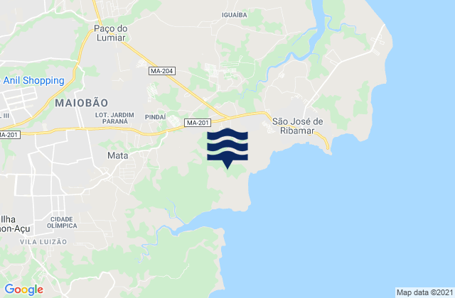 São José de Ribamar, Brazil潮水
