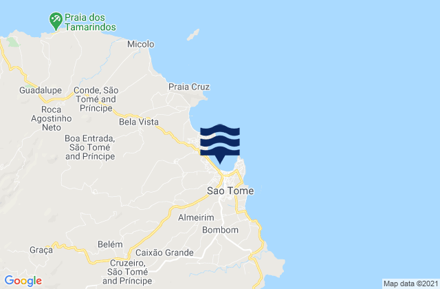 São Tomé, Sao Tome and Principe潮水