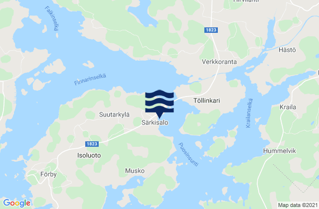 Särkisalo, Finland潮水