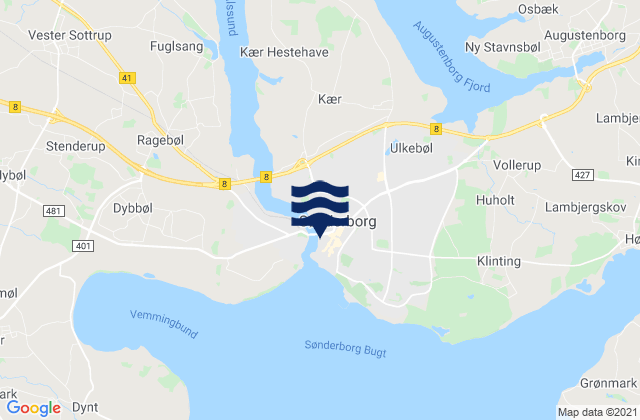 Sønderborg, Denmark潮水