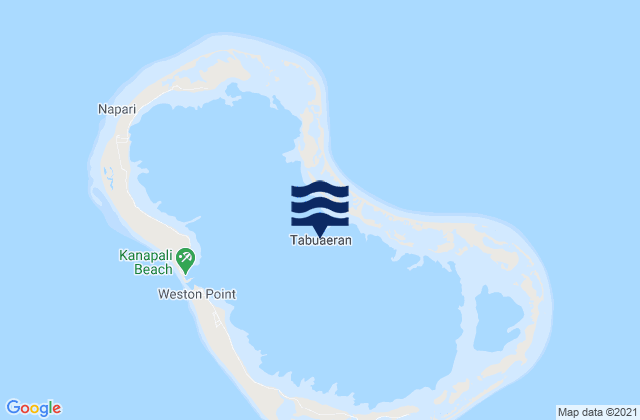 Tabuaeran (Fanning) Island, Line Islands (2), Kiribati潮水