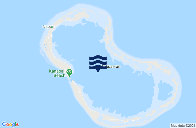 Tabuaeran, Kiribati潮水