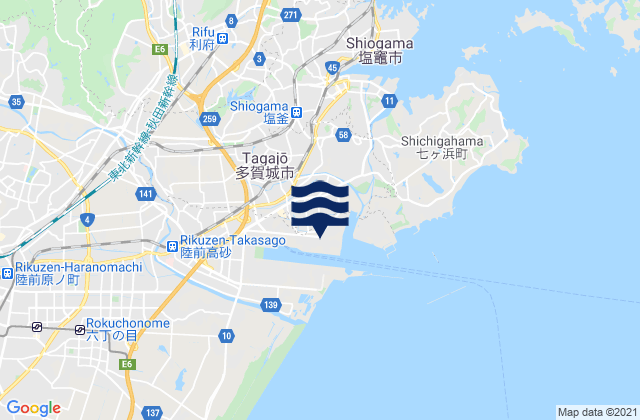 Tagajō Shi, Japan潮水