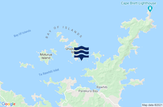 Taiharuru Bay, New Zealand潮水