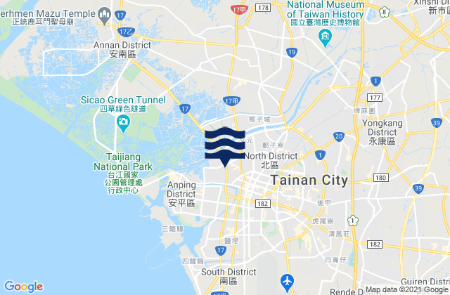 Tainan City, Taiwan潮水