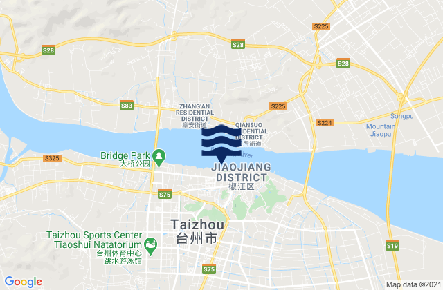 Taizhou, China潮水