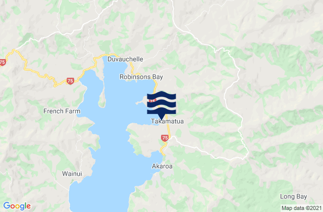 Takamatua Bay, New Zealand潮水