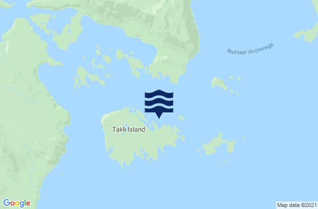 Takli Island (Shelikof Strait), United States潮水