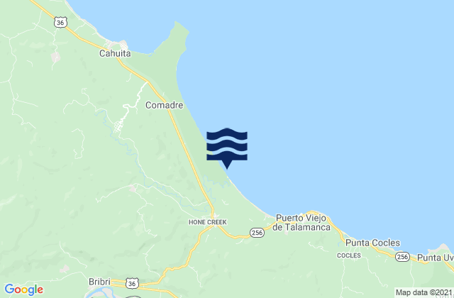 Talamanca, Costa Rica潮水