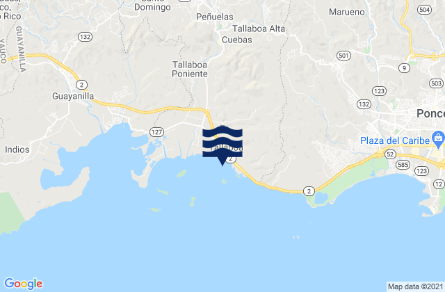 Tallaboa Alta Barrio, Puerto Rico潮水