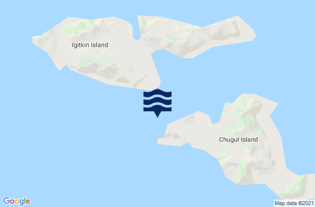 Tanager Point Chugul Island, United States潮水