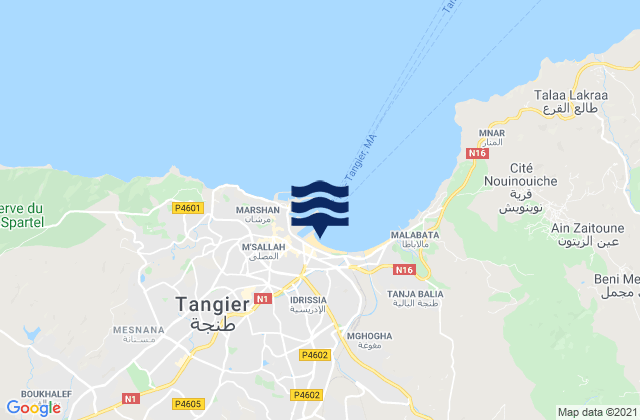 Tangier, Morocco潮水