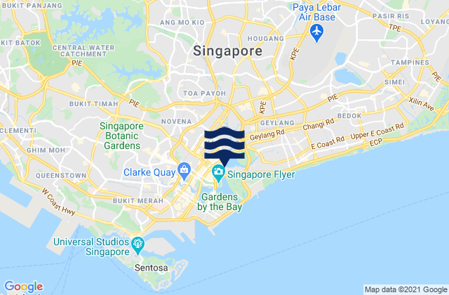 Tanjong Rhu, Singapore潮水