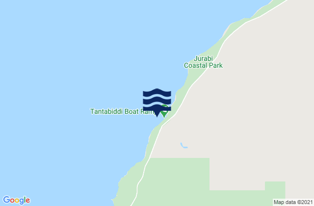 Tantabiddi, Australia潮水