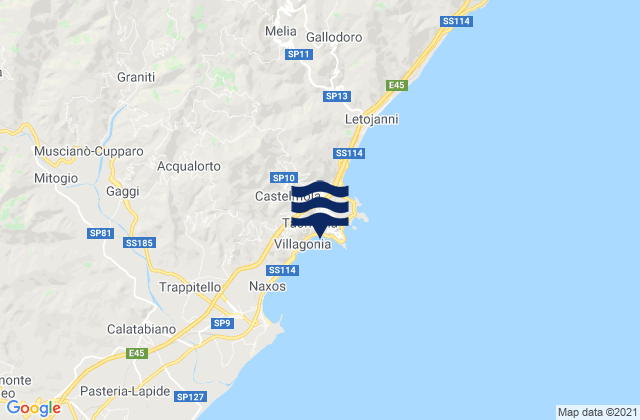 Taormina, Italy潮水