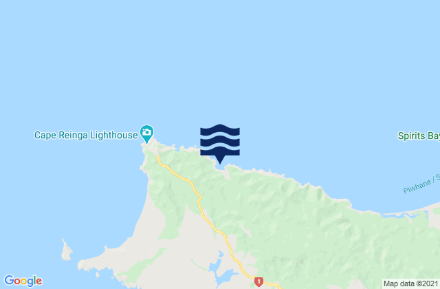 Tapotupotu Bay, New Zealand潮水