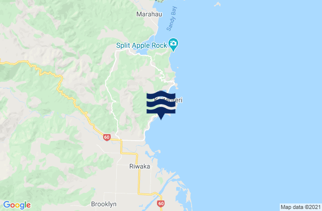 Tapu Bay, New Zealand潮水
