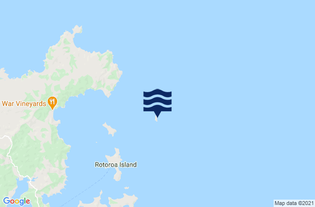Tarahiki Island (Shag Island), New Zealand潮水