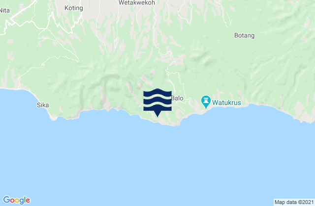 Taranggatar, Indonesia潮水