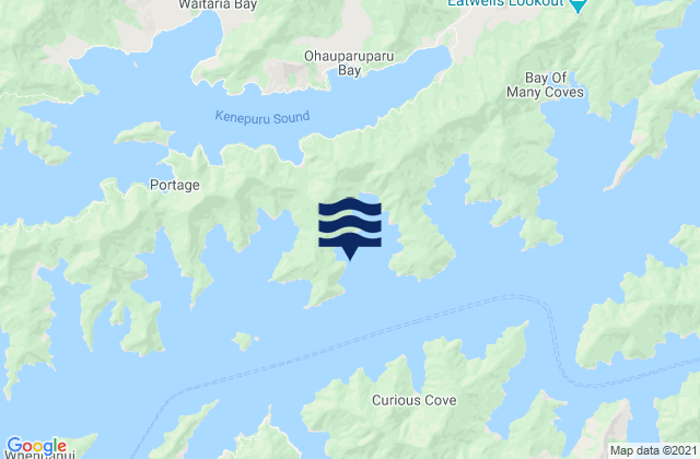 Tauranga Bay, New Zealand潮水
