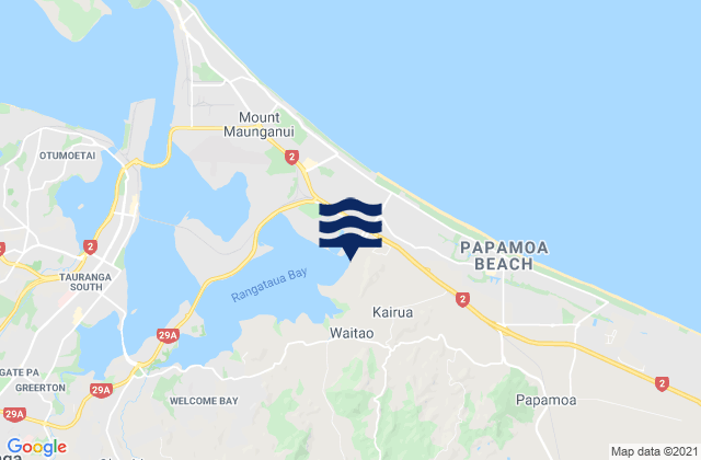 Tauranga City, New Zealand潮水