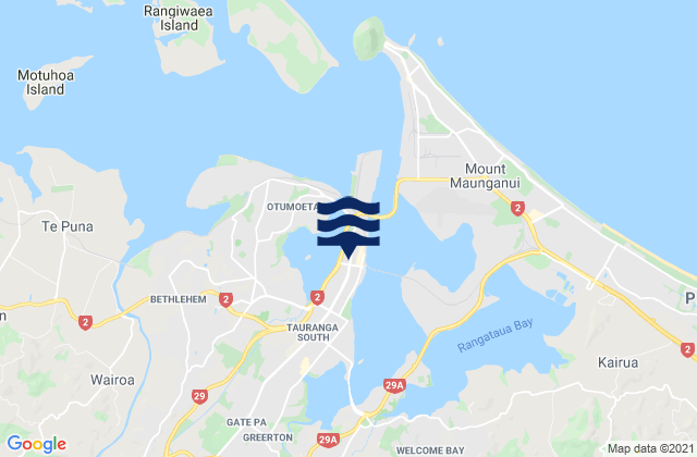 Tauranga, New Zealand潮水